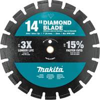 Lame diamant segment&eacute;e de 14", double usage Distribution Industrielle GC
