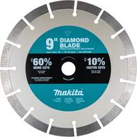 Lame diamant de 9" Ultra-Premium plus, segment&eacute;e, usage g&eacute;n&eacute;ral Distribution Industrielle GC