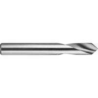 Spotting Drill, Bright, Regular Length, 1/4", High Speed Steel, 90° Point Distribution Industrielle GC