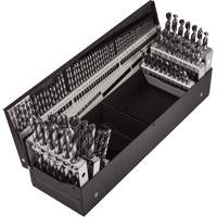 Jobber Length Combination Drill Bit Set, 114 Pieces, High Speed Steel Distribution Industrielle GC
