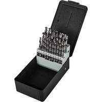 Jobber Length Drill Bit Set, 26 Pieces, High Speed Steel Distribution Industrielle GC