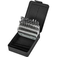 Stub Length Drill Bit Set, 60 Pieces, High Speed Steel Distribution Industrielle GC