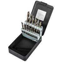 Jobber Length Drill Bit Set, 15 Pieces, High Speed Steel Distribution Industrielle GC