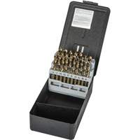 Heavy-duty Screw Machine Drill Bit Set, 26 Pieces, High Speed Cobalt Distribution Industrielle GC
