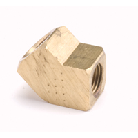 Coudes 45° extrud&eacute;s, Laiton, 1/4" Distribution Industrielle GC