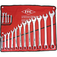 ICW-16 Professional Raised Panel Wrench Set, Combination, 16 Pieces, Imperial Distribution Industrielle GC