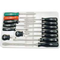 ISD-14 ITC&reg; Professional ABS Handle Screwdriver Set, 14 Pcs., Magnetic Distribution Industrielle GC