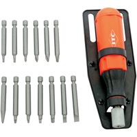 15-Piece Multi-Bit Screwdriver Set, Plastic Handle Distribution Industrielle GC