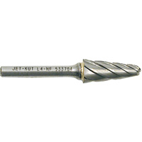 L4-NF 1/4" Taper Shape Bur for Aluminum/Non-ferrous Materials, 1/2" Dia. Distribution Industrielle GC