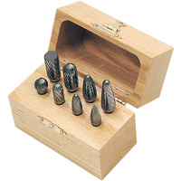 CBK-8 Carbide Bur Set in Wooden Box, 8 Pieces Distribution Industrielle GC