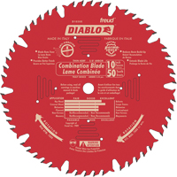 Contractor Saw Blades - Combination Saw Blades, 10", 50 Teeth, Wood Use Distribution Industrielle GC
