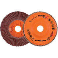 Disque &agrave; lamelles Enduro-Flex, 5" x 7/8", Type 27, Grain 40, Alumine de zirconium Distribution Industrielle GC