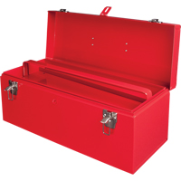 Coffre &agrave; outils portatif ATB100 avec plateau en m&eacute;tal pour outils, 8-3/4" P x 21" la x 9" h, Rouge Distribution Industrielle GC
