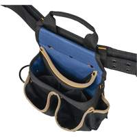 Combin&eacute;s de ceinture &agrave; outils &agrave; 20 pochettes, Polyester, Noir Distribution Industrielle GC