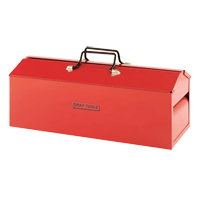 Tool Box, 8-13/20" D x 21-3/10" W x 9" H, Red Distribution Industrielle GC