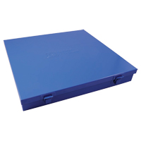 Slim Metal Box, 12" D x 11-1/2" W x 1-3/4" H, Blue Distribution Industrielle GC