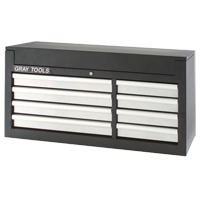 Top Chest - 8 Drawers, 53-3/8" W, 8 Drawers, Black Distribution Industrielle GC