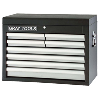 Top Chest - 8 Drawers, 26" W, 8 Drawers, Black Distribution Industrielle GC