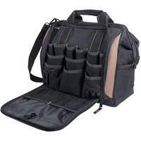 Porte-outils &agrave; compartiments multiples, Polyester, 33 pochettes, Noir Distribution Industrielle GC