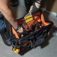Sac &agrave; outils avec grande ouverture Tradesman Pro, Nylon balistique, 42 pochettes, Noir Distribution Industrielle GC