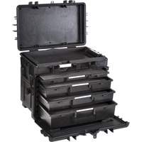 Mobile Tool Chest With Drawers, 4 Drawers, 22-4/5" W x 15" D x 18" H, Black Distribution Industrielle GC