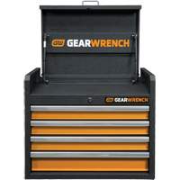 Coffre &agrave; outils de s&eacute;rie GSX, 26" la, 4 tiroirs, Noir/Orange Distribution Industrielle GC