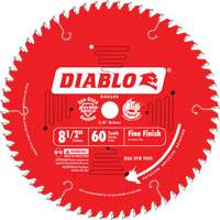Contractor Saw Blades - Fine Finishing Saw Blades, 8-1/2", 60 Teeth, Wood Use Distribution Industrielle GC