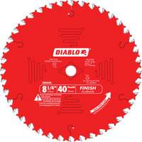 Contractor Saw Blades - Finishing Saw Blades, 8-1/4", 40 Teeth, Wood Use Distribution Industrielle GC