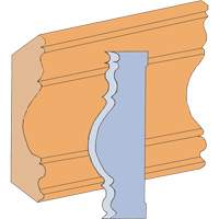 Large Cove Moulding Cutter Set Distribution Industrielle GC