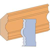 Fancy Cove Moulding Cutter Set Distribution Industrielle GC