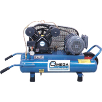 Contractor Series Air Compressors, Electric, 6.6 Gal. (8 US Gal), 125 PSI, 115/1 V Distribution Industrielle GC