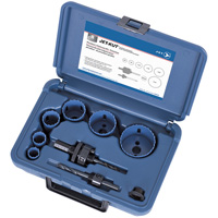 Premium Plumber's Holesaw Kit, 8 Pieces Distribution Industrielle GC