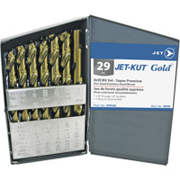 JET-KUT&reg; GOLD Super Premium Drill Bit Set, 29 Pieces, Alloy Steel Distribution Industrielle GC