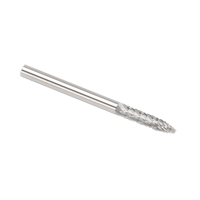 Solid Carbide Burrs - Tree Shape Pointed End, SG-44, 3 mm Dia., 1/8" Shank Distribution Industrielle GC