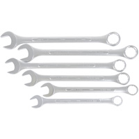 Fully Polished Long Pattern Combination Wrench Set, Combination, 6 Pieces, Imperial Distribution Industrielle GC