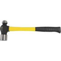 BP-16F Marteau &agrave; panne ronde &agrave; manche en fibre de verre, Poids de la t&ecirc;te 16 oz, Face Ordinaire, Prise Coussin&eacute;e Distribution Industrielle GC
