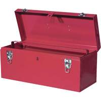 TB21 Steel Hand Tool Box, 8-3/4" D x 20" W x 9-3/8" H, Red Distribution Industrielle GC