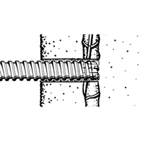 Rotary Rebar Cutters, 3/8", SDS-Plus Shank, Carbide Distribution Industrielle GC