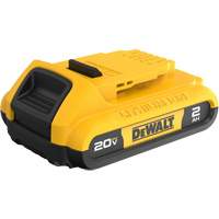 Bloc-piles 20 V Max* Compact XR, Lithium-ion, 20 V, 2 A Distribution Industrielle GC