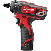 M12 Hex 2-Speed Screwdriver Kit, 1/4", 12 V, 275 in-lbs Max. Torque, Lithium-Ion Battery Distribution Industrielle GC