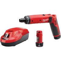 M4 Hex Screwdriver Kit, 1/4", 4 V, 44 in-lbs Max. Torque, Lithium-Ion Battery Distribution Industrielle GC