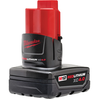 Bloc-piles M12 Redlithium 4.0, Lithium-ion, 12 V, 4 A Distribution Industrielle GC