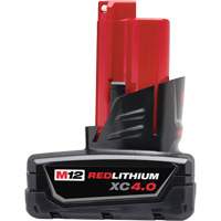 Bloc-piles M12 Redlithium 4.0, Lithium-ion, 12 V, 4 A Distribution Industrielle GC