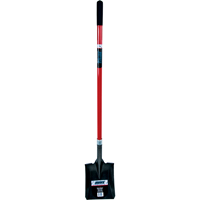 Heavy-Duty Square Shovel, Fibreglass, Carbon Steel Blade, Straight Handle, 47-1/2" Long Distribution Industrielle GC