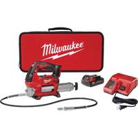 M18 Cordless 2-Speed Grease Gun Kit, Lithium-Ion, 18 V Distribution Industrielle GC
