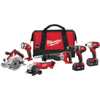 Trousse combin&eacute;e &agrave; 6 outils sans fil M18, Lithium-ion, 18 V Distribution Industrielle GC