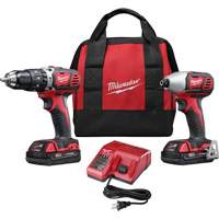 Ensemble deux outils sans fil combin&eacute;s M18, Lithium-ion, 18 V Distribution Industrielle GC