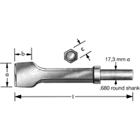 Burin pneumatique a/collier de r&eacute;tention Distribution Industrielle GC