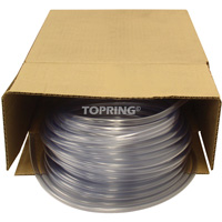 Tubing, Air/Water, 0.625" OD x 100' L, PVC, Clear, 30 PSI @ 20°C Distribution Industrielle GC