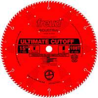 Lames de scie industrielle TCS - finition et coupe en travers, 15", 108 dents, Pour Bois Distribution Industrielle GC